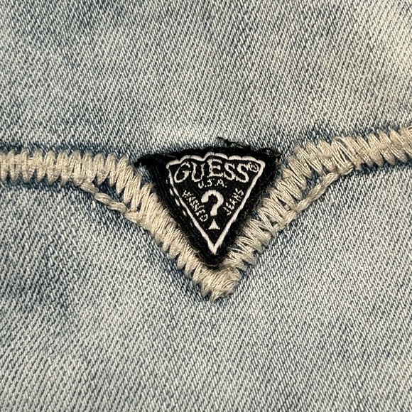 Guess jeans, with stretch Modern Skinny Slim Fit acidwash stonewash blue denim - Picture 4 of 13